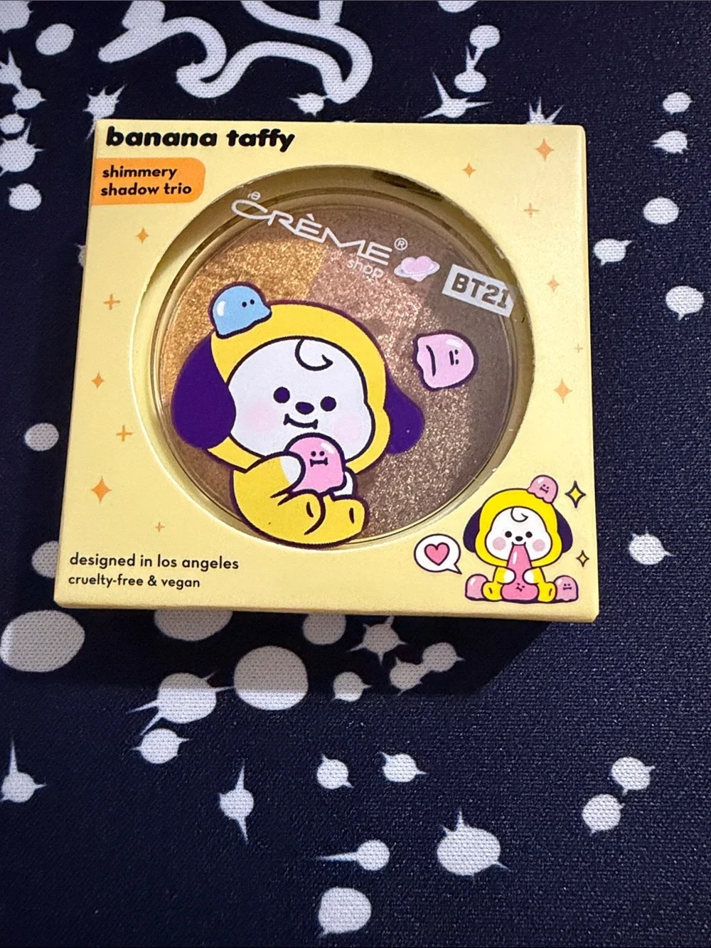 BT21 x Creme Shop Shimmery Eyeshadow Trio